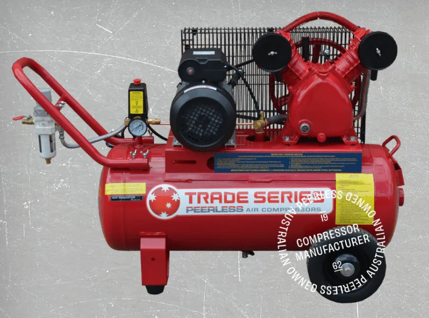Peerless TS13V Red trade series compressor 10amp 190lpm